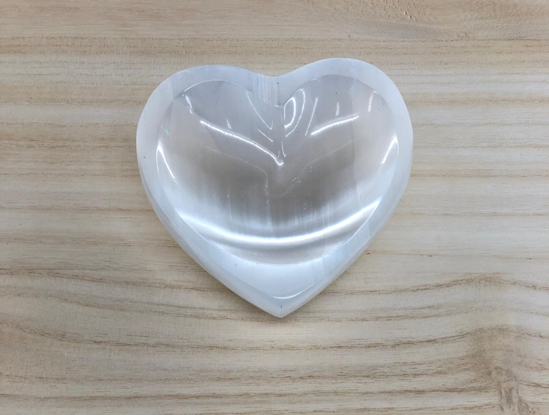 Cuenco corazón Selenita